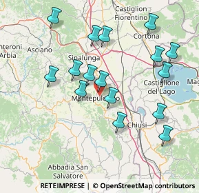 Mappa Via di San Martino, 53045 Montepulciano SI, Italia (15.92438)