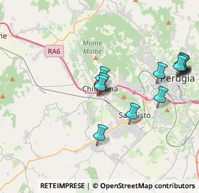 Mappa Via Luigi Pasteur, 06073 Corciano PG, Italia (4.39462)