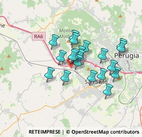 Mappa Via Luigi Pasteur, 06073 Corciano PG, Italia (2.815)