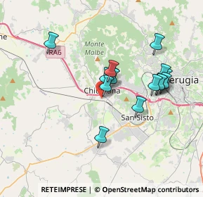 Mappa Via Luigi Pasteur, 06073 Corciano PG, Italia (3.26267)