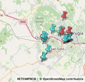 Mappa Via Luigi Pasteur, 06073 Corciano PG, Italia (3.45947)