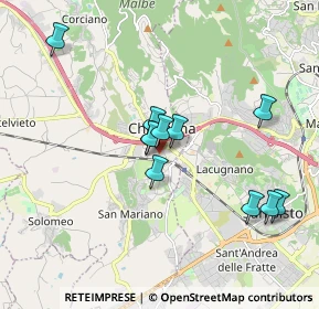 Mappa Via Luigi Pasteur, 06073 Corciano PG, Italia (1.65273)