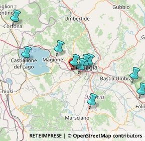 Mappa Via Luigi Pasteur, 06073 Corciano PG, Italia (14.26727)