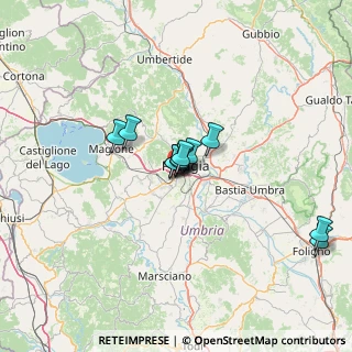 Mappa Via Michelangelo Buonarroti, 06128 Perugia PG, Italia (9.40909)