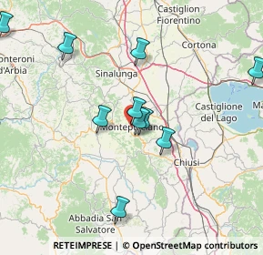 Mappa Via di Cagnano, 53045 Montepulciano SI, Italia (20.18667)