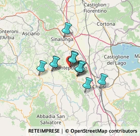 Mappa Via di Cagnano, 53045 Montepulciano SI, Italia (7.77917)