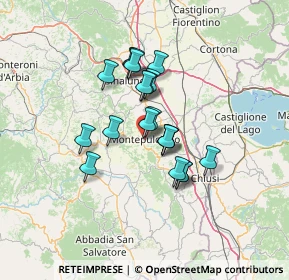 Mappa Via di Cagnano, 53045 Montepulciano SI, Italia (10.3385)