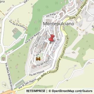 Mappa Via del Teatro, 1, 53045 Montepulciano, Siena (Toscana)