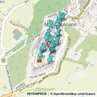 Mappa Piazzetta del Teatro, 53045 Montepulciano SI, Italia (0.143)