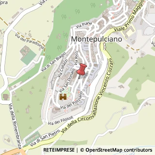 Mappa Piazzetta del Teatro, 4, 53045 Montepulciano, Siena (Toscana)