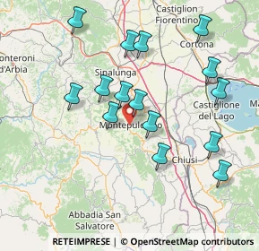 Mappa Via di S. Donato, 53045 Montepulciano SI, Italia (15.628)