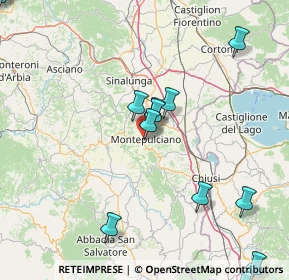 Mappa Via di S. Donato, 53045 Montepulciano SI, Italia (24.88867)