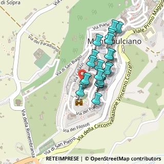 Mappa Via di S. Donato, 53045 Montepulciano SI, Italia (0.176)