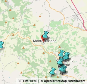 Mappa Via di S. Donato, 53045 Montepulciano SI, Italia (5.368)