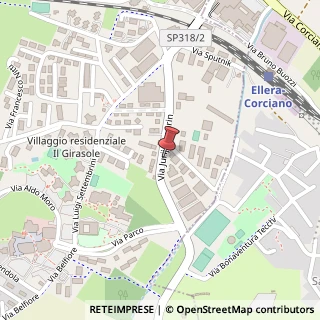 Mappa Via Gagarin Juri, 61, 06073 Corciano, Perugia (Umbria)