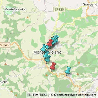 Mappa Via delle Caldaie, 53045 Montepulciano SI, Italia (0.91727)