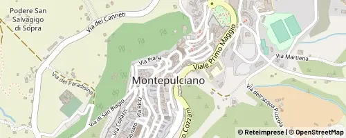 Mappa Montepulciano