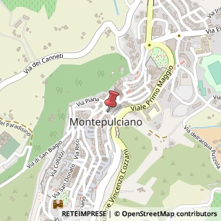 Mappa Via di Gracciano nel Corso, 4, 53045 Montepulciano, Siena (Toscana)