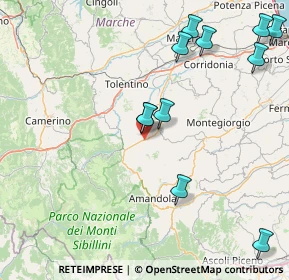 Mappa Contrada Battifolle, 62026 San Ginesio MC, Italia (19.92727)