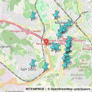Mappa Viale Centova, 06128 Perugia PG, Italia (1.0715)