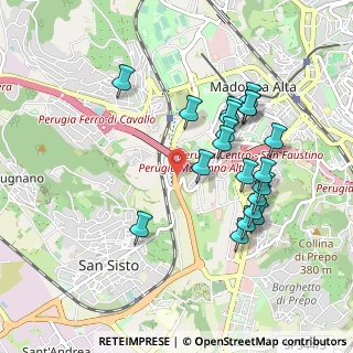 Mappa Viale Centova, 06128 Perugia PG, Italia (0.9615)