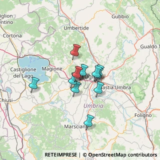 Mappa Viale Centova, 06128 Perugia PG, Italia (8.74)
