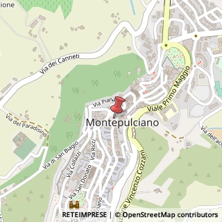 Mappa Via di Voltaia Nel Corso, 22, 53045 Montepulciano, Siena (Toscana)