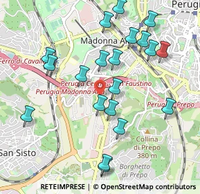 Mappa Via Tuzi, 06128 Perugia PG, Italia (1.0835)