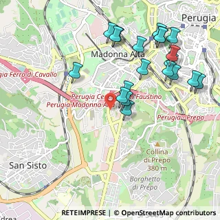 Mappa Via Tuzi, 06128 Perugia PG, Italia (1.161)