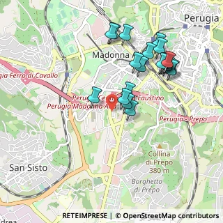 Mappa Via Tuzi, 06128 Perugia PG, Italia (0.9965)