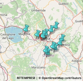 Mappa Via Tuzi, 06128 Perugia PG, Italia (9.40769)