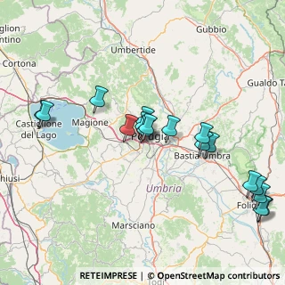 Mappa Via Tuzi, 06128 Perugia PG, Italia (17.09882)