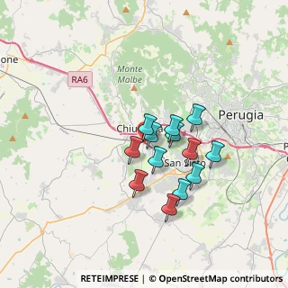 Mappa Via Sputnik, 06073 Corciano PG, Italia (2.66462)