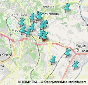 Mappa Via Silvio Pellico, 06126 Perugia PG, Italia (1.82563)