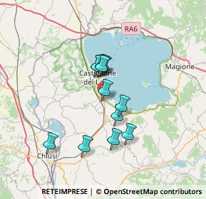 Mappa Via A. Vespucci, 06061 Castiglione del Lago PG, Italia (5.43917)