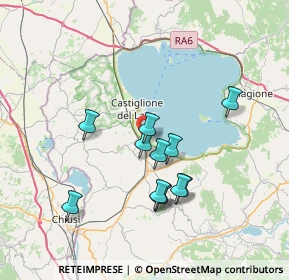 Mappa Via A. Vespucci, 06061 Castiglione del Lago PG, Italia (6.64333)