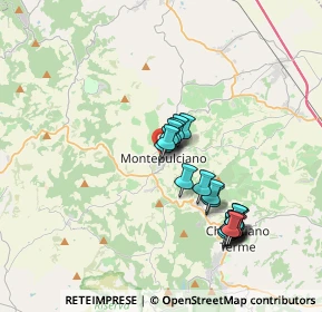 Mappa Piazza di S. Francesco, 53045 Montepulciano SI, Italia (3.567)