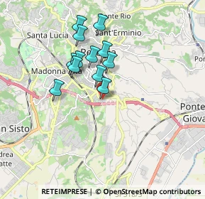Mappa Via Sergio Corazzini, 06126 Perugia PG, Italia (1.52333)