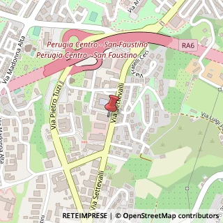 Mappa Via Settevalli, 135, 06129 Perugia, Perugia (Umbria)