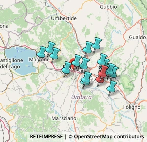Mappa Via Francesco Petrarca, 06126 Perugia PG, Italia (11.05611)