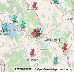 Mappa Via Giovanni Boccaccio, 06126 Perugia PG, Italia (18.50727)