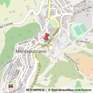 Mappa Ruga di Fuori, 32, 53045 Montepulciano, Siena (Toscana)