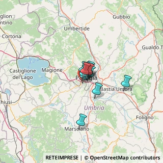 Mappa Via Michelangelo Iorio, 06128 Perugia PG, Italia (5.82909)