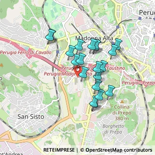 Mappa Via Michelangelo Iorio, 06128 Perugia PG, Italia (0.786)