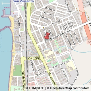 Mappa Via del Castelluccio, 8, 57027 San Vincenzo, Livorno (Toscana)