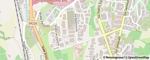 Mappa Perugia