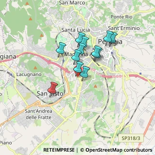 Mappa Via Gianluca Pennetti Pennella, 06128 Perugia PG, Italia (1.38917)