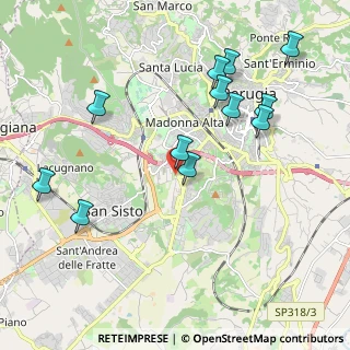 Mappa Via Gianluca Pennetti Pennella, 06128 Perugia PG, Italia (2.23583)