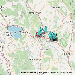 Mappa Via Gianluca Pennetti Pennella, 06128 Perugia PG, Italia (10.61083)
