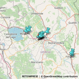 Mappa Via Gianluca Pennetti Pennella, 06128 Perugia PG, Italia (9.43455)